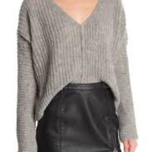 Free People Moonbeam V-Neck Sweater - Picture 2 of 8
